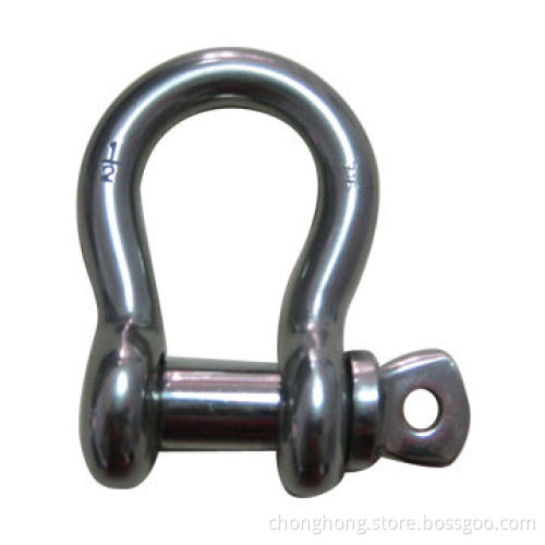 Stainless Steel AISI304/AISI316 US Type Dee/Anchor Shackle, Customized Special Designs Available